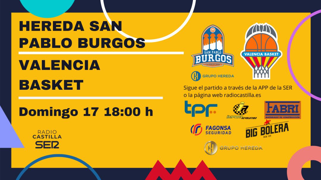 Hereda San Pablo Burgos - Valencia Basket Hereda San Pablo Burgos - Valencia Basket