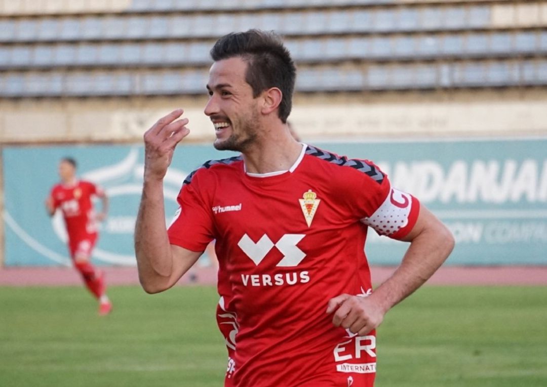 Rafa Chumbi en su último partido con el Real Murcia Rafa Chumbi en su último partido con el Real Murcia