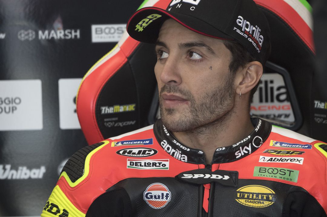 Iannone, en el GP de Australia en octubre de 2019. Iannone, en el GP de Australia en octubre de 2019.