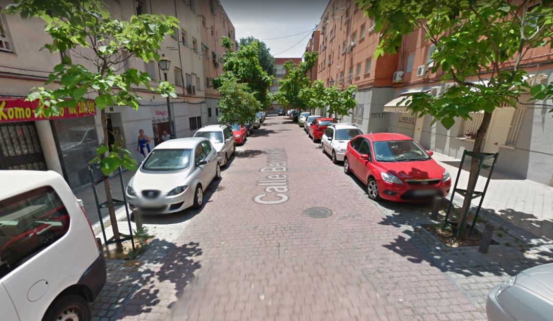 Imagen de la calle donde se ha cometido el crimen Imagen de la calle donde se ha cometido el crimen