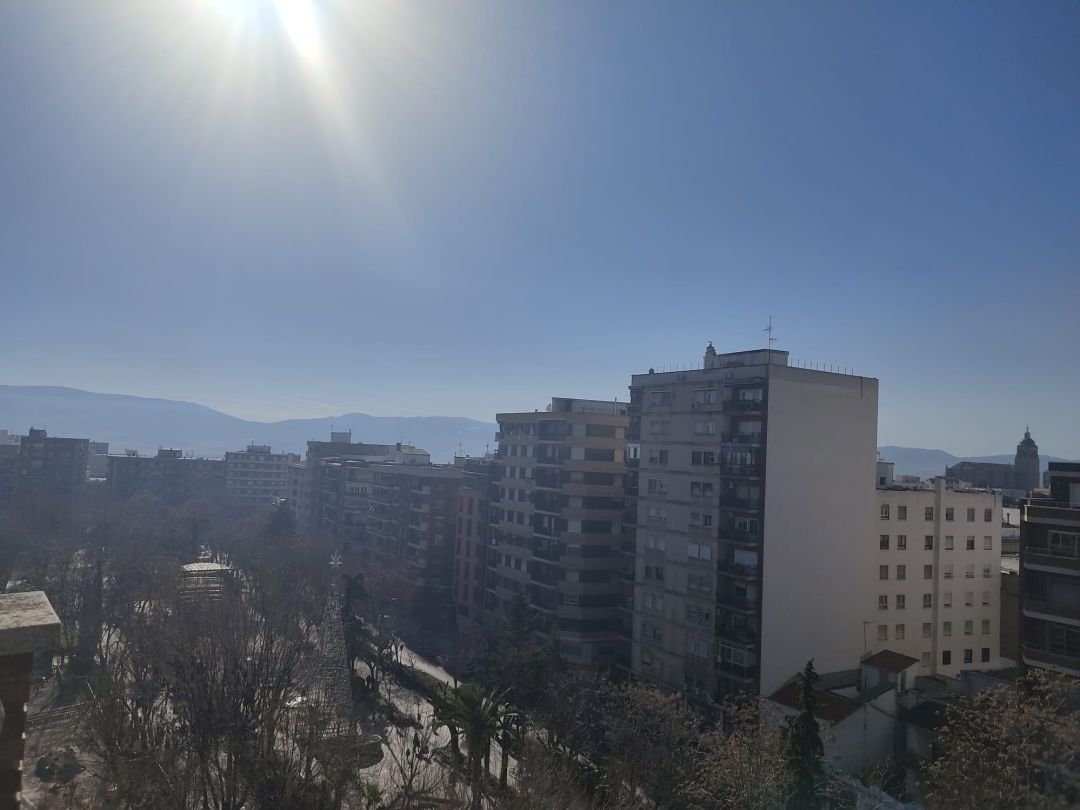 Brumas sobre la zona centro de Puertollano Brumas sobre la zona centro de Puertollano