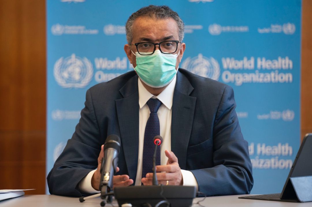 El director general de la Organización Mundial de la Salud (OMS), Tedros Adhanom Ghebreyesus El director general de la Organización Mundial de la Salud (OMS), Tedros Adhanom Ghebreyesus