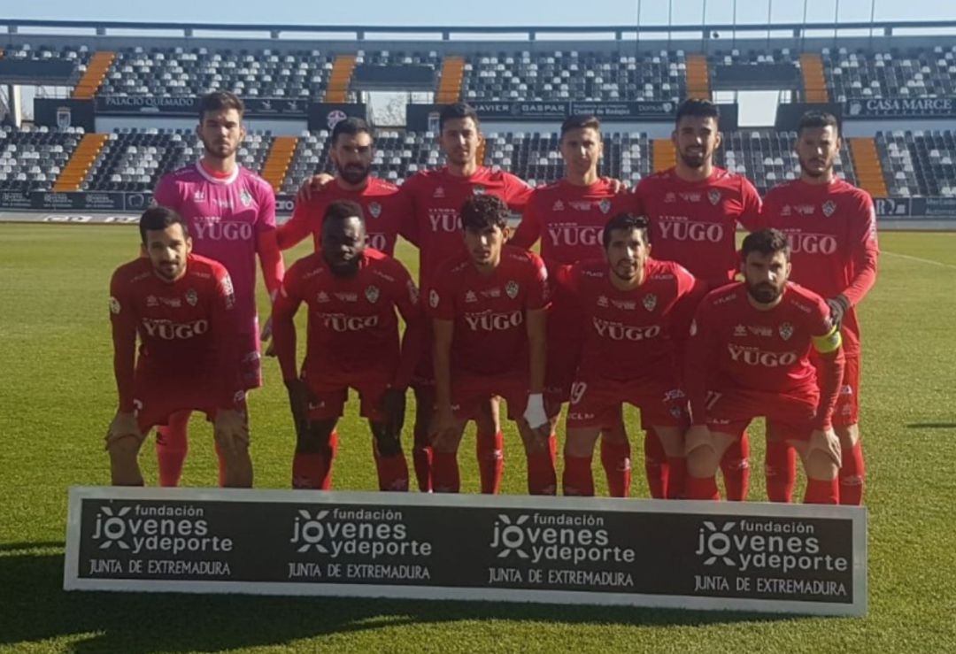 Once del Socuéllamos ante el Badajoz Once del Socuéllamos ante el Badajoz