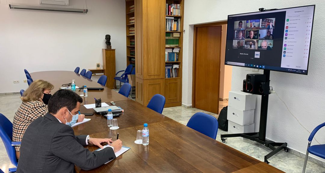 Reunión en COEC sobre el trazado del Corredor Mediterráneo Reunión en COEC sobre el trazado del Corredor Mediterráneo