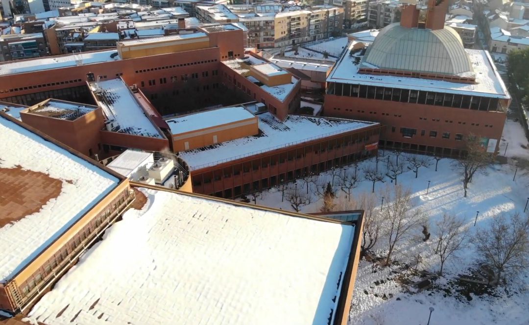 El servicio de emergencias 112 ha utilizado drones para comprobar las seguridad en la vuelta a las clases y este es el aspecto que presentaba el campus de Leganés de la UC3M. El servicio de emergencias 112 ha utilizado drones para comprobar las seguridad en la vuelta a las clases y este es el aspecto que presentaba el campus de Leganés de la UC3M.