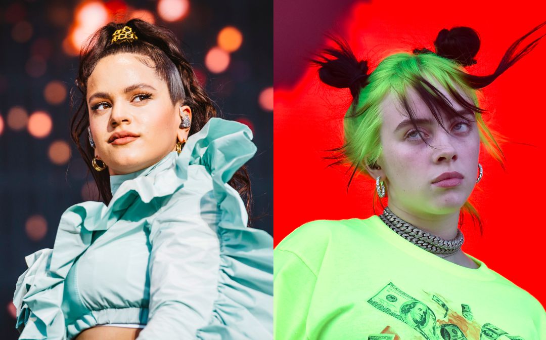 Rosalía y Billie Eilish, cantan juntas por primera vez Rosalía y Billie Eilish, cantan juntas por primera vez