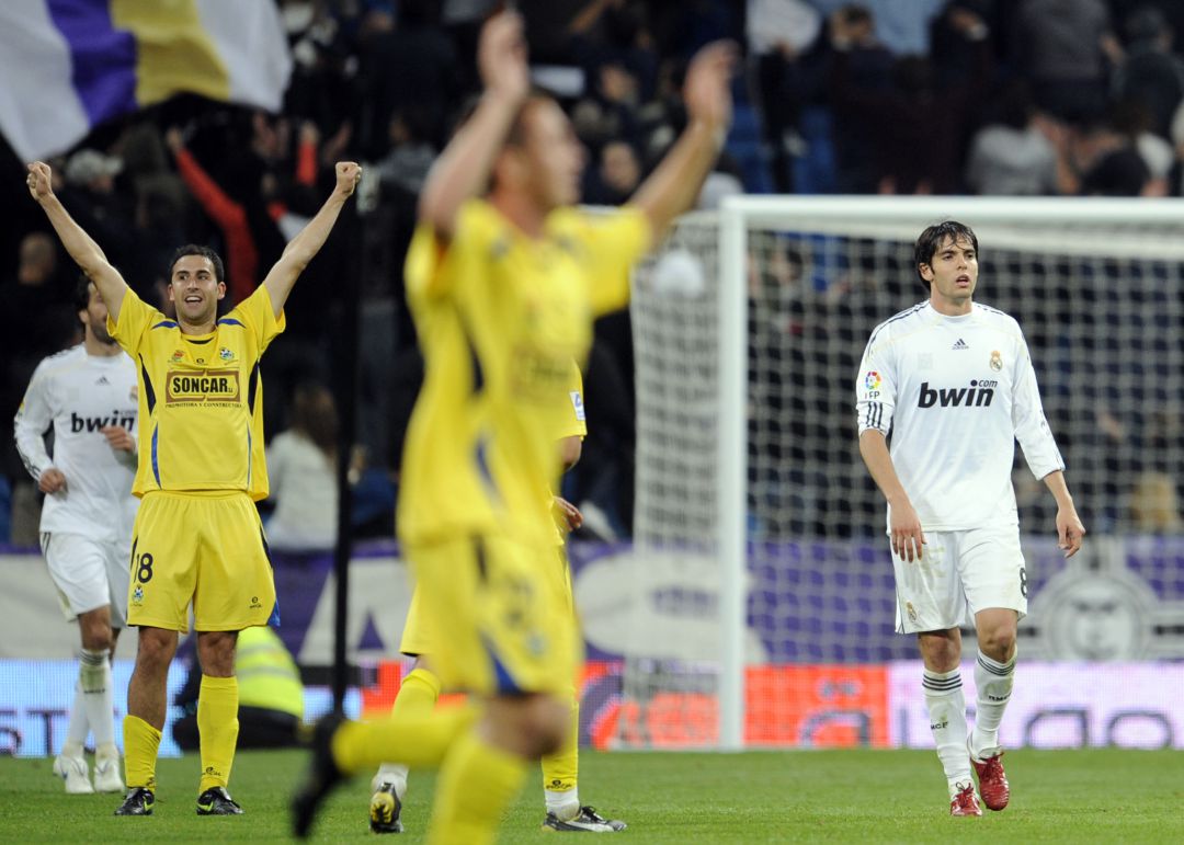 'Alcorconazo' en el Santiago Bernabéu. 'Alcorconazo' en el Santiago Bernabéu.
