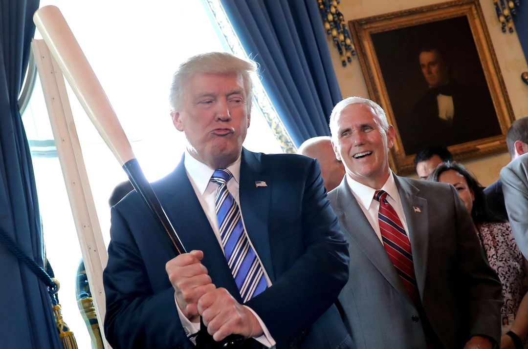 Foto de archivo de Donald Trump junto a su vicepresidente Mike Pence en la Casa Blanca. Foto de archivo de Donald Trump junto a su vicepresidente Mike Pence en la Casa Blanca.