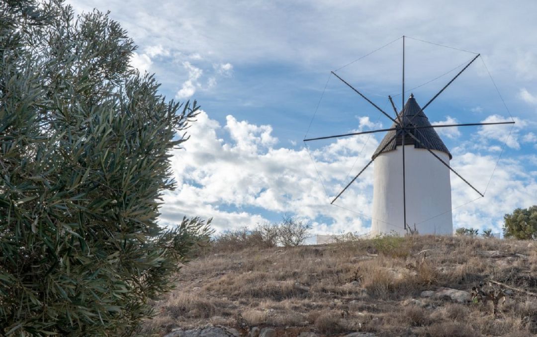 Molino de las Piedras en Los Mateos, cuya recuperación ha concluido recientemente. Molino de las Piedras en Los Mateos, cuya recuperación ha concluido recientemente.
