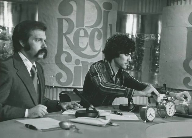 José María Íñigo durante una emisión del programa Directísimo, en el Estudio 1 de Prado del Rey, en la que tuvo como invitado al autodenominado ‘psíquico’ Uri Geller. José María Íñigo durante una emisión del programa Directísimo, en el Estudio 1 de Prado del Rey, en la que tuvo como invitado al autodenominado ‘psíquico’ Uri Geller.