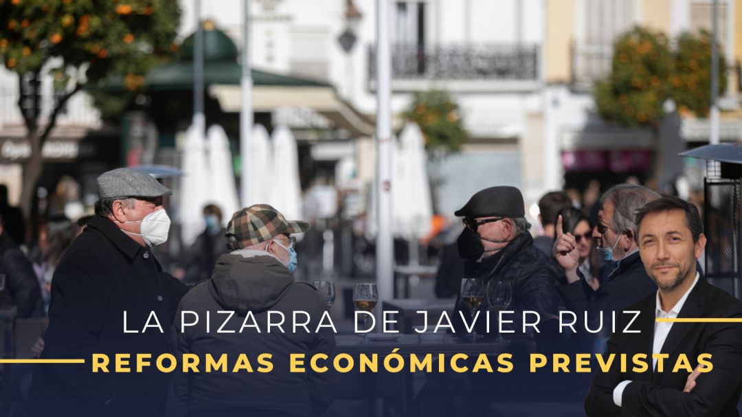 La pizarra de Javier Ruiz. La pizarra de Javier Ruiz.