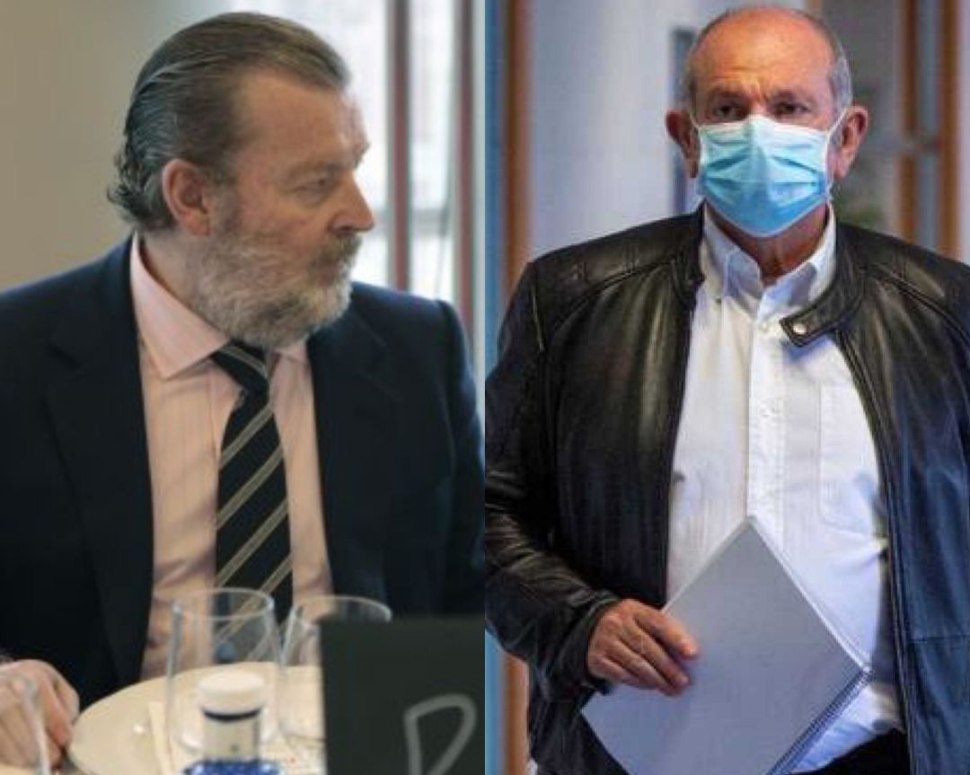 Jose Luis Sabas, director del hospital de Santa Marina y Eduardo Maiz, responsable del Hospital de Basurto Jose Luis Sabas, director del hospital de Santa Marina y Eduardo Maiz, responsable del Hospital de Basurto