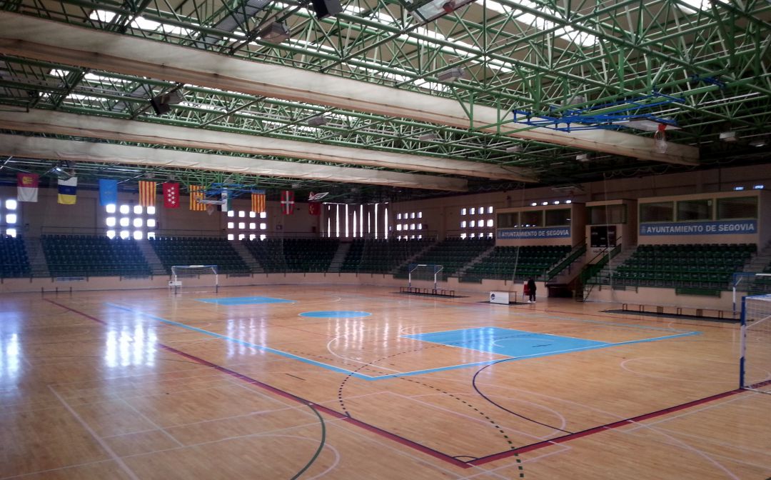 Interior del pabellón Pedro Delgado Interior del pabellón Pedro Delgado