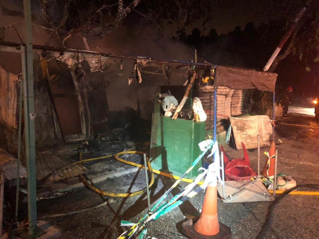 Así ha quedado la vivienda afectada por el fuego Así ha quedado la vivienda afectada por el fuego