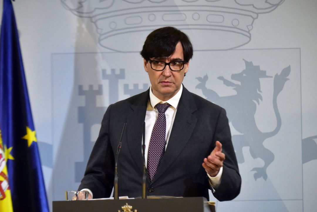El ministro de Sanidad, Salvador Illa El ministro de Sanidad, Salvador Illa