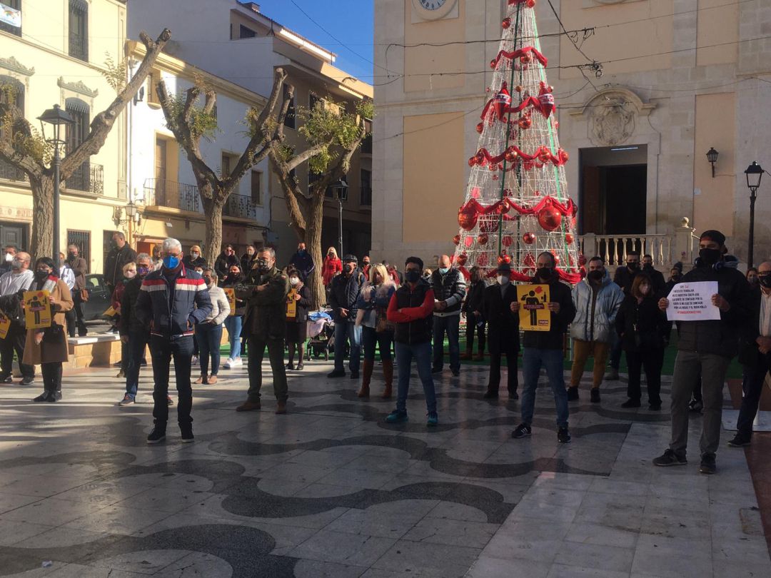 Concentración de los hsoteleros en Petrer Concentración de los hsoteleros en Petrer