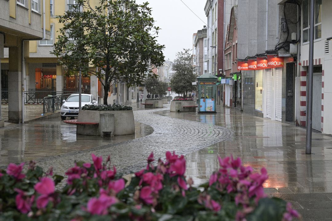 Calles vacías en Arteixo, A Coruña (España), a 21 de enero de 2021. Calles vacías en Arteixo, A Coruña (España), a 21 de enero de 2021.