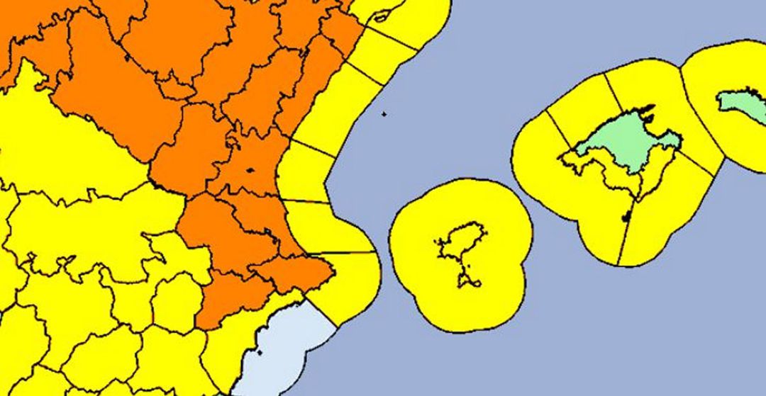 Alertas activadas por Aemet para el viernes 22 de enero Alertas activadas por Aemet para el viernes 22 de enero
