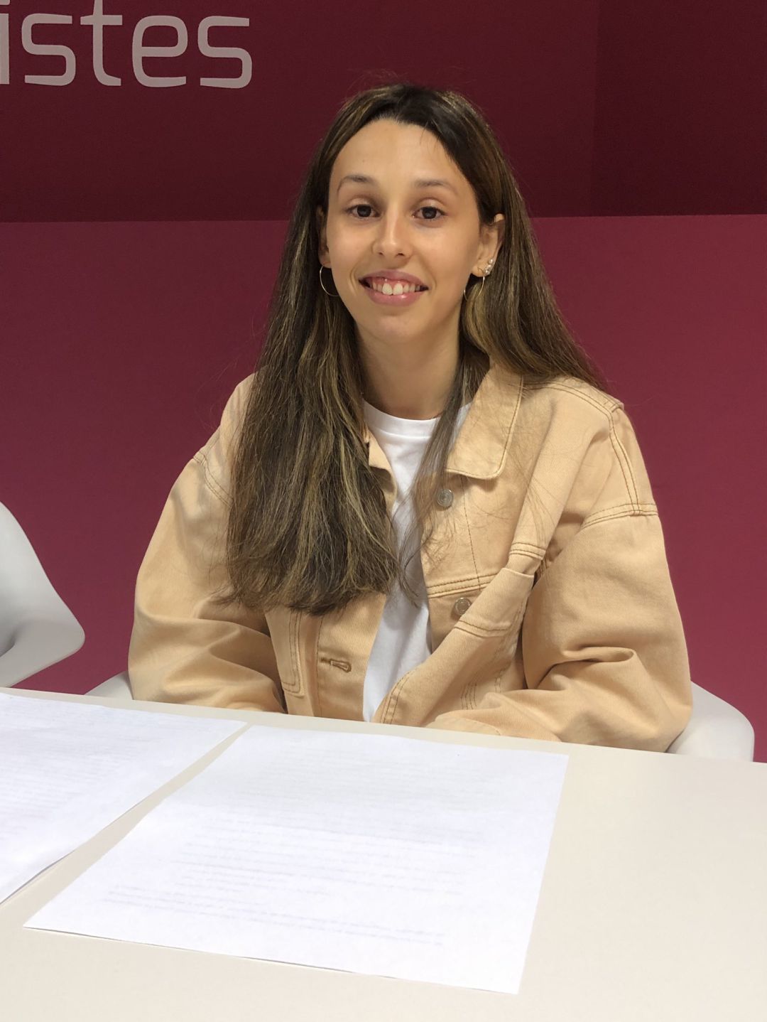 La membre de la Comissió de política Nacional, Laia Moliné. La membre de la Comissió de política Nacional, Laia Moliné.