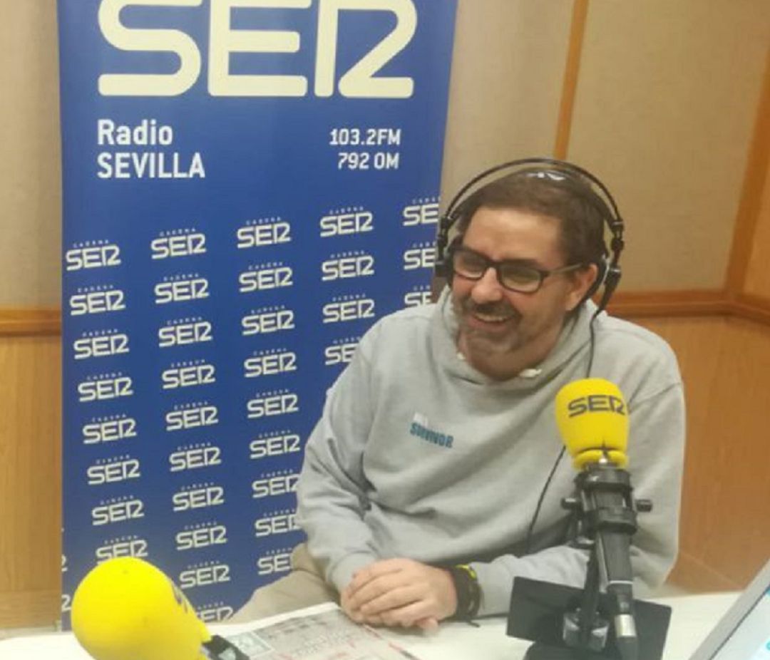 Valentín García Sandoval durante una entrevista en Hoy por Hoy Sevilla Valentín García Sandoval durante una entrevista en Hoy por Hoy Sevilla