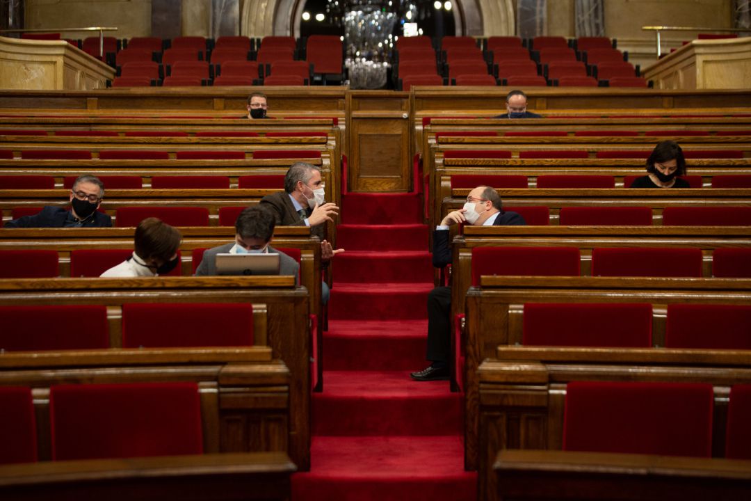 Diputación Permanente del Parlament, en Barcelona. Diputación Permanente del Parlament, en Barcelona.