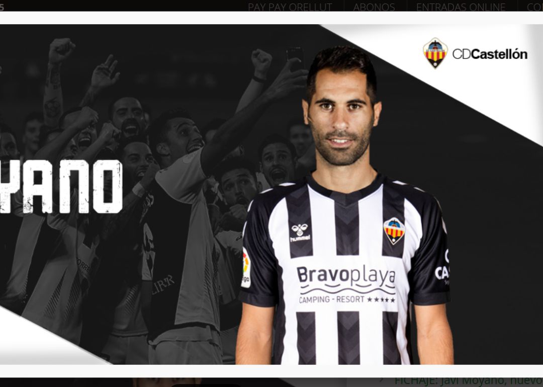 Javi Moyano, nuevo jugador del CD Castellón
Javi Moyano, nuevo jugador del CD Castellón