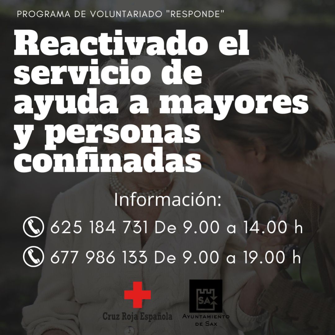 Servicio responde del Ayuntamiento de Sax Servicio responde del Ayuntamiento de Sax