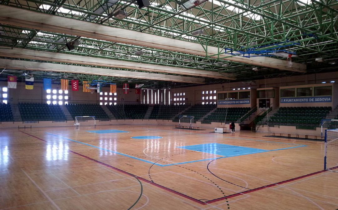 Interior del pabellón Pedro Delgado Interior del pabellón Pedro Delgado