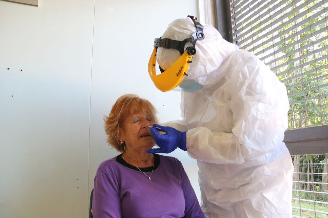 Realización de una prueba PCR en Palafrugell, Girona Realización de una prueba PCR en Palafrugell, Girona