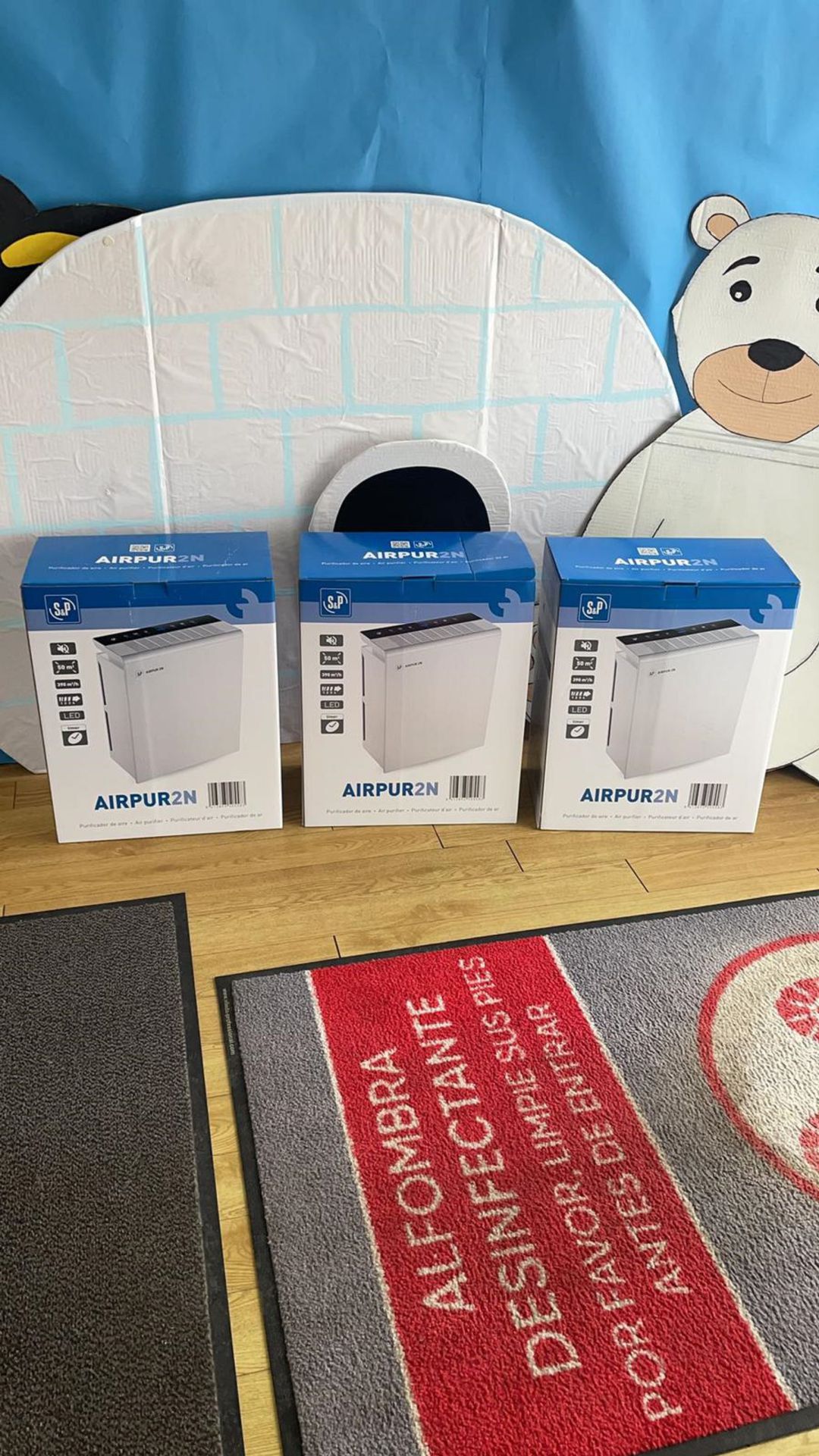 Purificadores instalados en los centros educativos de Monóvar Purificadores instalados en los centros educativos de Monóvar
