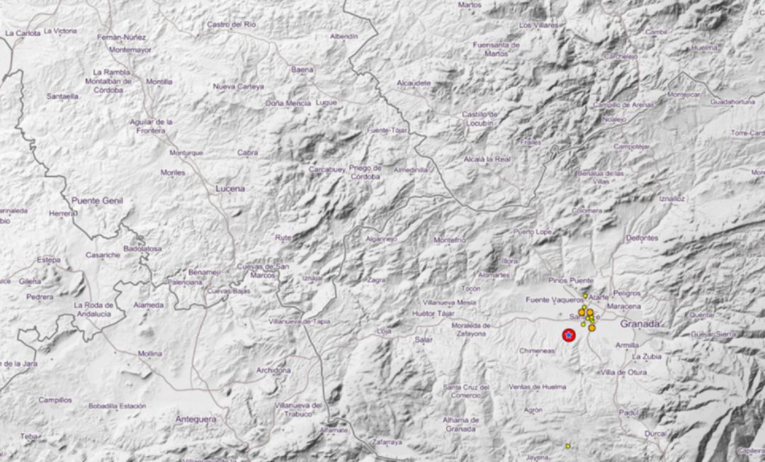 Granada registra un terremoto de magnitud 4,4. Granada registra un terremoto de magnitud 4,4.