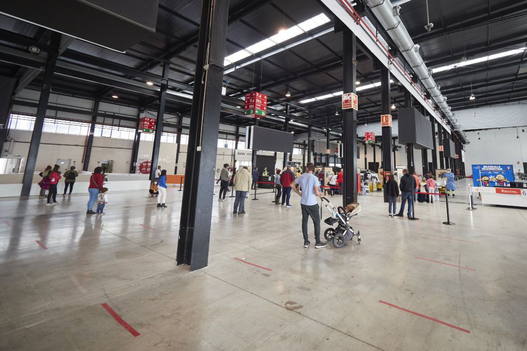 Recinto Ferial de Navarra, en Pamplona, donde el Departamento de Salud del Gobierno de Navarra realiza pruebas PCR de detección del Covid-19. Recinto Ferial de Navarra, en Pamplona, donde el Departamento de Salud del Gobierno de Navarra realiza pruebas PCR de detección del Covid-19.