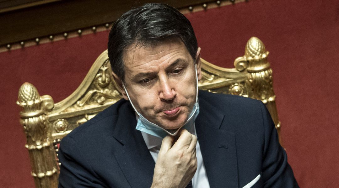 El primer ministro italiano, Giuseppe Conte El primer ministro italiano, Giuseppe Conte