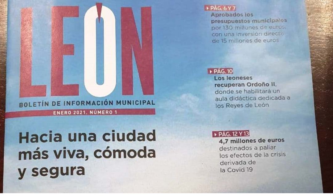 Portada del primer número de la revista municipal Portada del primer número de la revista municipal