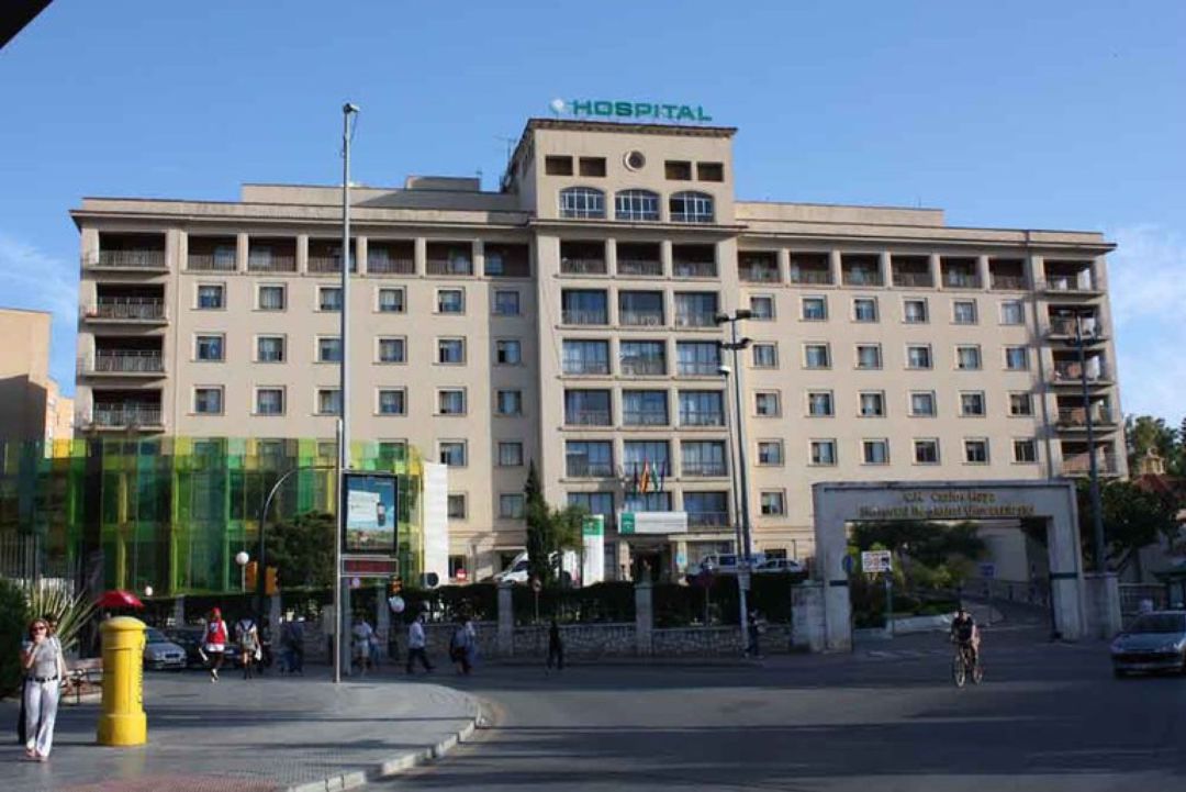 Exterior hospital regional de Málaga Exterior hospital regional de Málaga