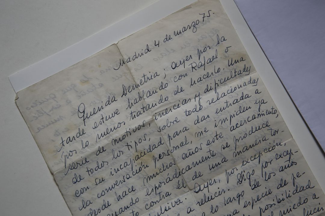 Imagen del archivo de Rafael Sánchez Ferlosio adquirido por la Biblioteca Nacional de España Imagen del archivo de Rafael Sánchez Ferlosio adquirido por la Biblioteca Nacional de España