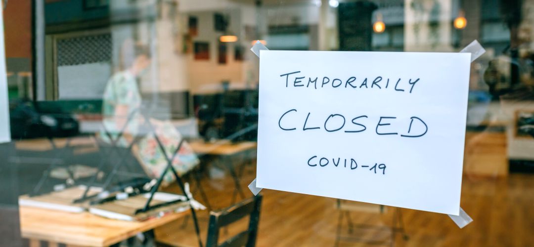 Muchos negocios se han visto obligados al cierre temporal o definitivo por la crisis sanitaria que vivimos. Muchos negocios se han visto obligados al cierre temporal o definitivo por la crisis sanitaria que vivimos.