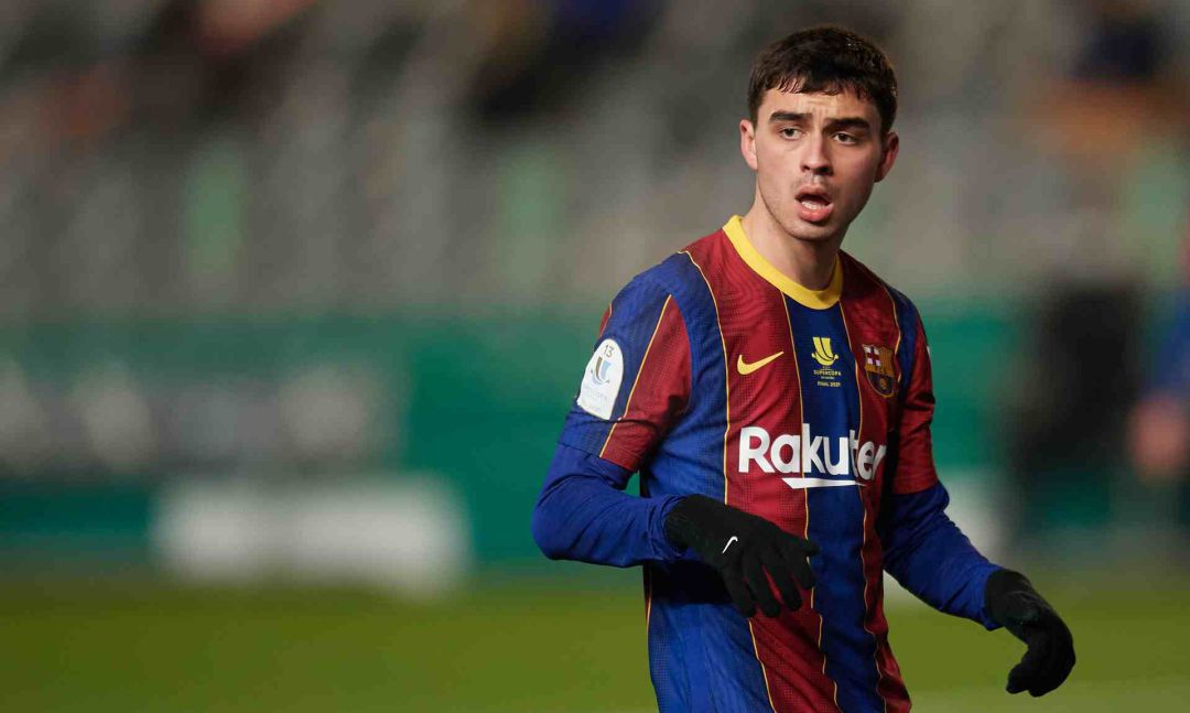 Pedri, en un partido del FC Barcelona. Pedri, en un partido del FC Barcelona.