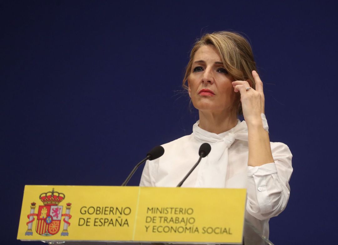 La ministra de Trabajo y Economía Social, Yolanda Díaz La ministra de Trabajo y Economía Social, Yolanda Díaz