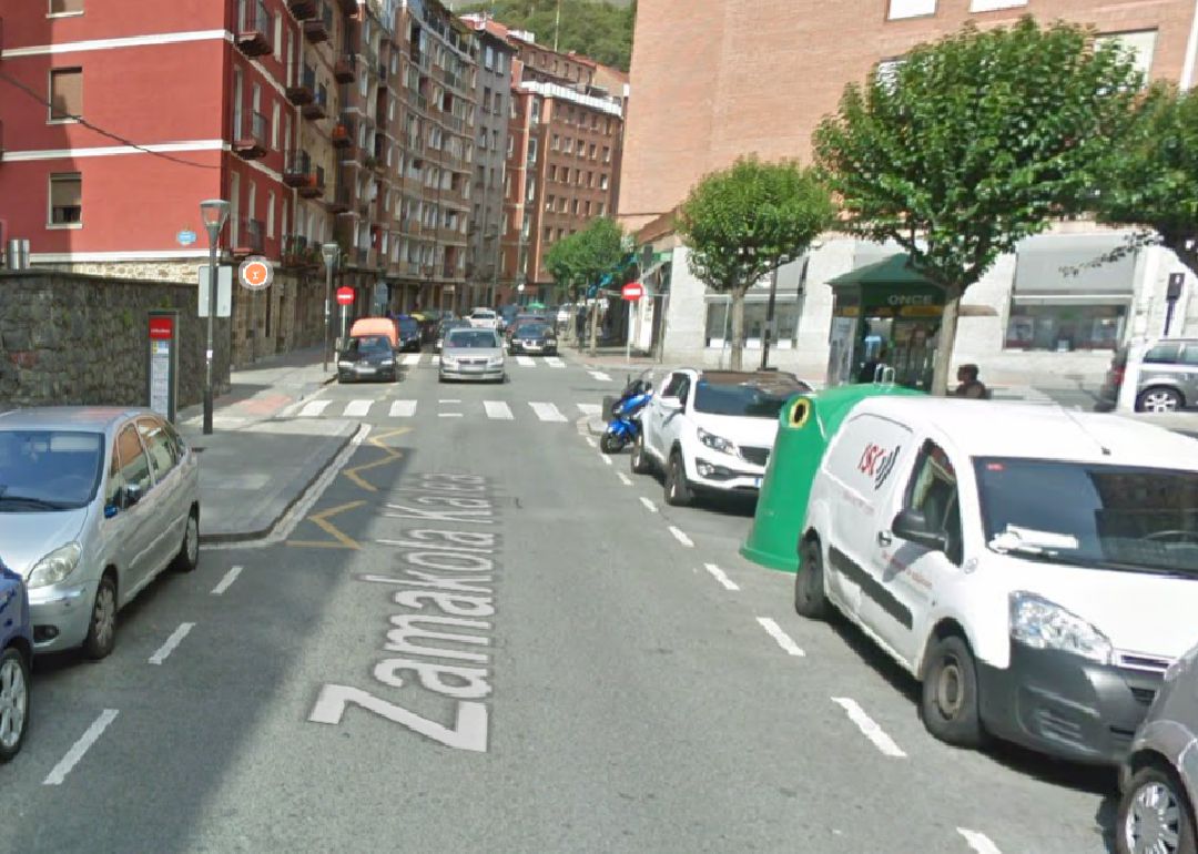 Calle Zamakola, en La Peña Calle Zamakola, en La Peña