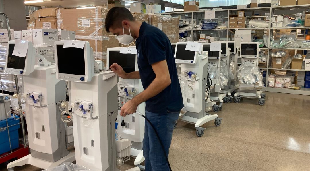 Nuevos respiradores para los hospitales de Cartagena Nuevos respiradores para los hospitales de Cartagena