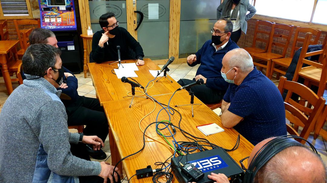 Moment del programa especial amb hostalers de Reus Moment del programa especial amb hostalers de Reus