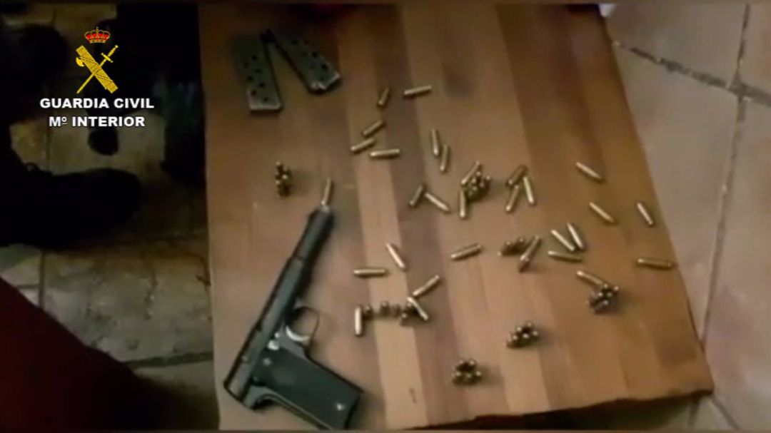 Armas incautadas en Osuna Armas incautadas en Osuna