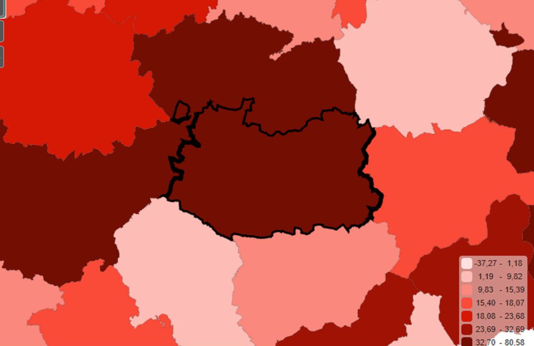 Ciudad Real registra un incremento del 36,83 por ciento Ciudad Real registra un incremento del 36,83 por ciento