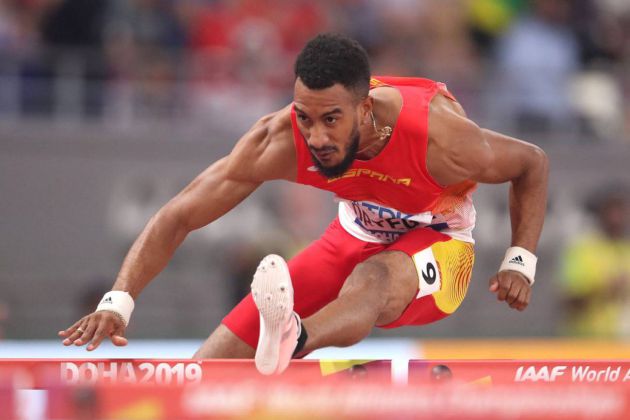 Orlando Ortega representando a España en el Mundial de Doha 2019 Orlando Ortega representando a España en el Mundial de Doha 2019