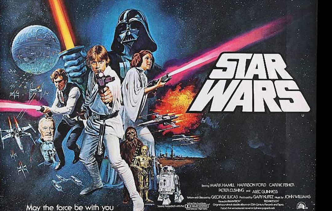 Cartel de 'Star Wars'. Cartel de 'Star Wars'.
