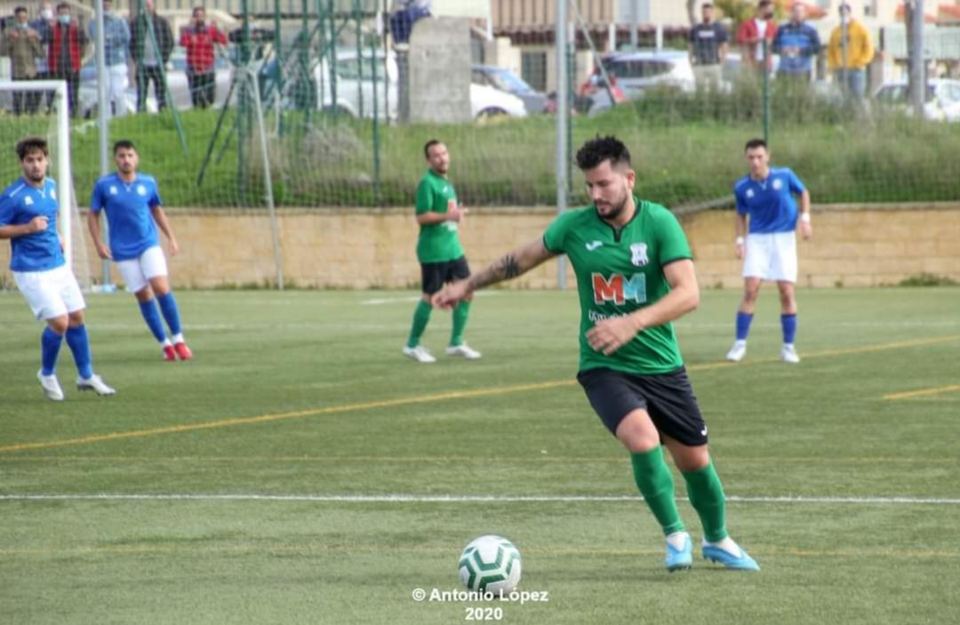 Rubén Olid durante un partido esta temporada Rubén Olid durante un partido esta temporada