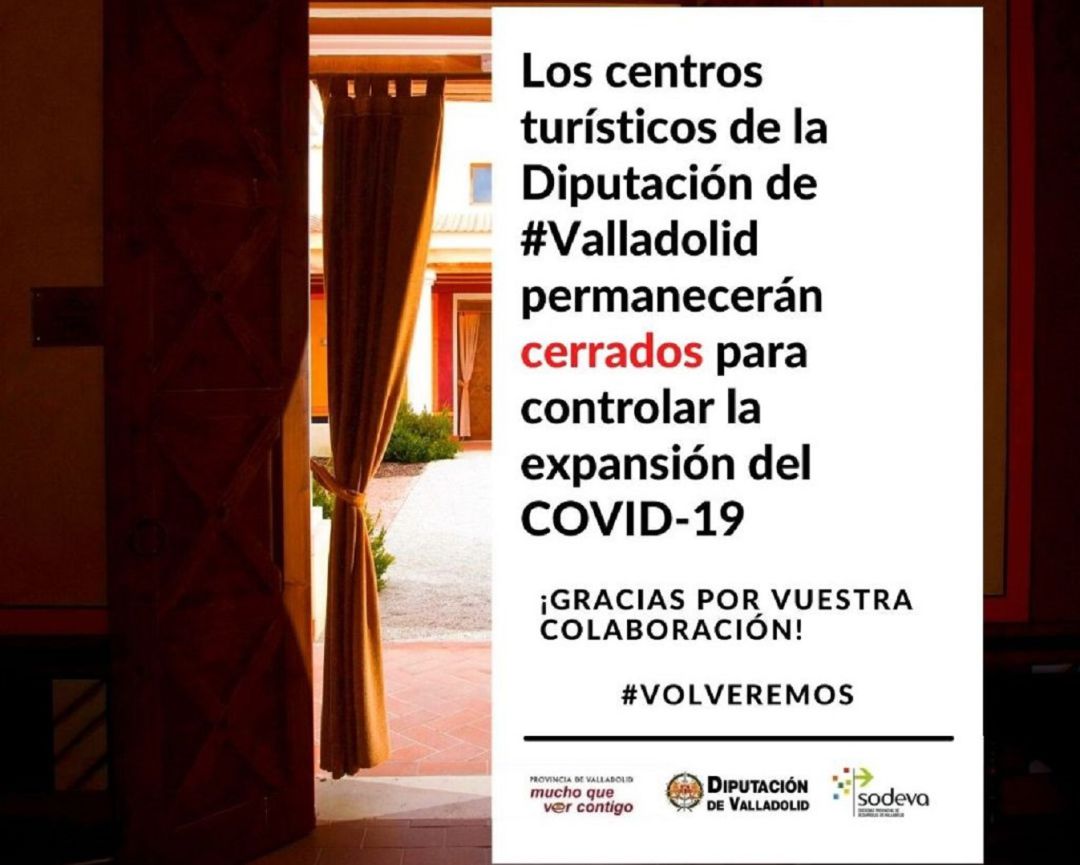 La Diputación suspende las visitas a los centros turísticos provinciales La Diputación suspende las visitas a los centros turísticos provinciales