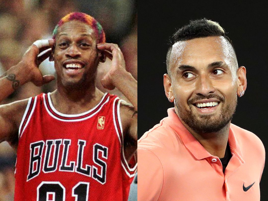 Rodman y Kyrgios Rodman y Kyrgios