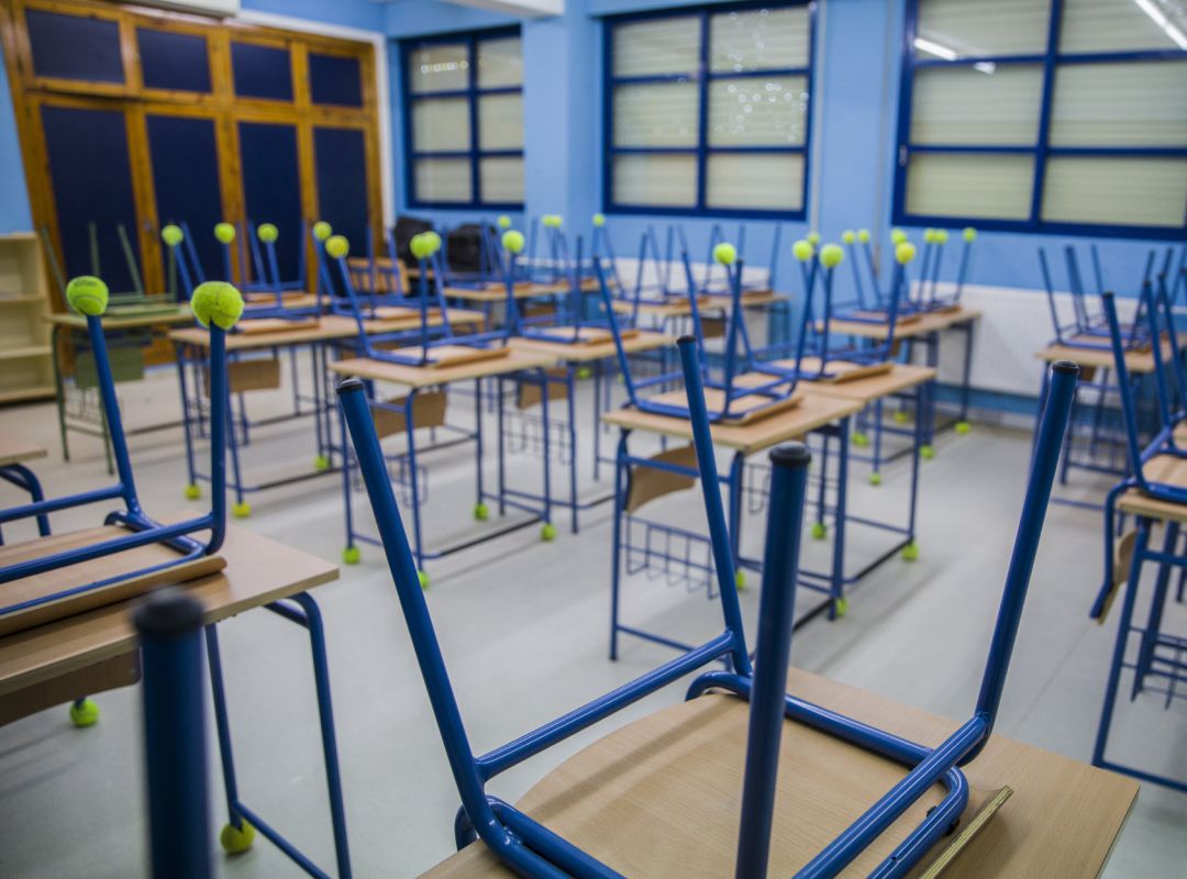 Aula de un colegio, foto de recurso Aula de un colegio, foto de recurso